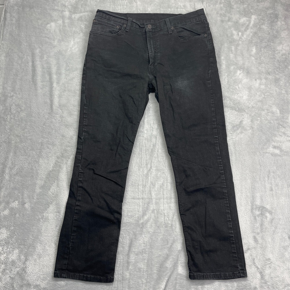 Levi's 511 Jeans Men 36x29 (35x27) Black Denim Streetwear Americana Straight Leg